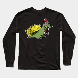 Sock monkey hat snail Long Sleeve T-Shirt